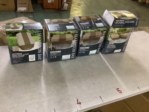 Lot of (4) Patio Furniture Covers