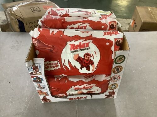 Lot of (7) Jealous Devil 50-Ct Relax Super Towels, XL Grease Destroying Multi-Purpose BBQ Grill Wipes