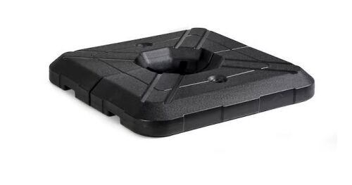 Furniture of America Daniels 220 lb Polyethylene Cantilever Patio Umbrella Base in Black
