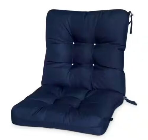 Classic Accessories 21 in. W x 19 in. D Seat x 22.5 in. H Back Patio Chair Cushion in Classic Navy