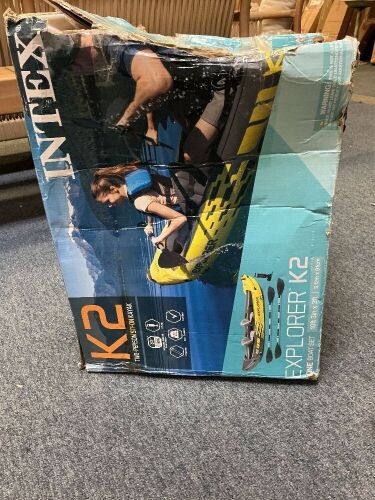 Kayak, Explorer K2, Intex, Box Is Damaged