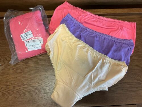 Incontinence Briefs, Large, MultiColor, Lot Of 2 (3 Per Lot)