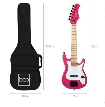 Kids Electric Guitar Beginner Starter Kit w/ 5W Amplifier - 30 in