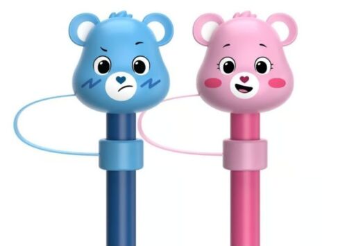 Care Bears Straw Toppers set of 2 (16 Count)