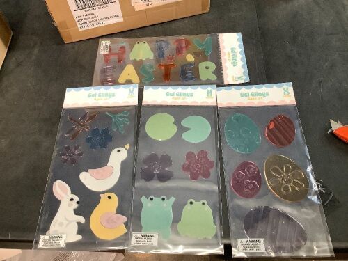 Case of Bullseye's Playground Easter Gel Clings
