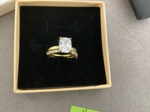 Two-Piece Bridal Wedding Ring Set