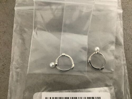 Pearl Hoop Earrings For Women With 925 Sterling Silver Posts