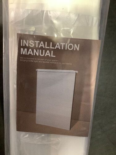 White Light-Filtering Cordless Cellular Shade 29x64