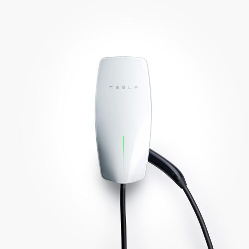 Tesla Universal Wall Connector - Electric Vehicle (EV) Charger with Dual Plug Type - Compatible for All North American EVs