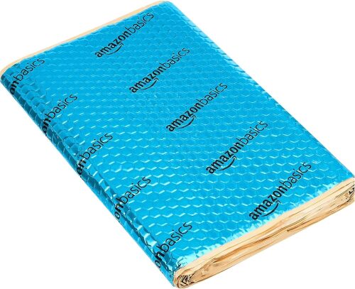 Amazon Basics Car Sound Deadening Mat, 14.5" x 10", 10-Pack, Noise and Heat Insulation, Self-Adhesive, Vibration Dampening