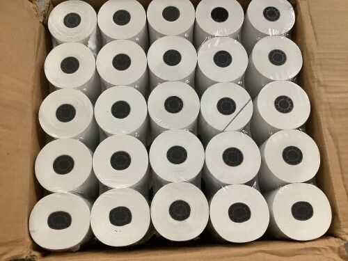 POS Thermal Receipt Paper Rolls, 50 Count
