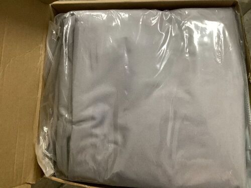Double Laundry Hamper with Lid, Dark Grey