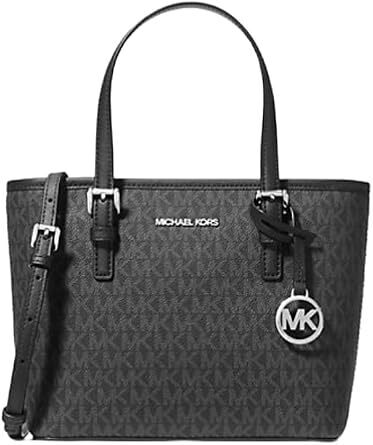 Michael Michael Kors XS Carry All Jet Set Travel Extra-Small Logo Top-Zip Tote Bag Womens