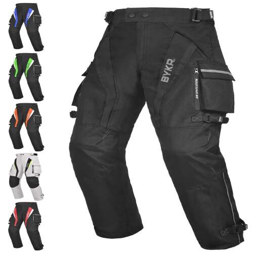 BYKR Motorcycle Pants for Men & Women Armored Cordura Overpants Enduro ATV Dual Sports Motocross Cargo Touring Adventure Pant