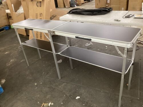 2 Tier Folding Bar Table