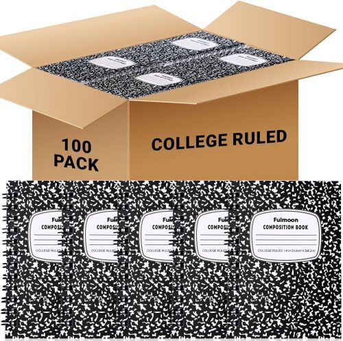 Mini Spiral Composition Notebooks College Ruled, 100 ct