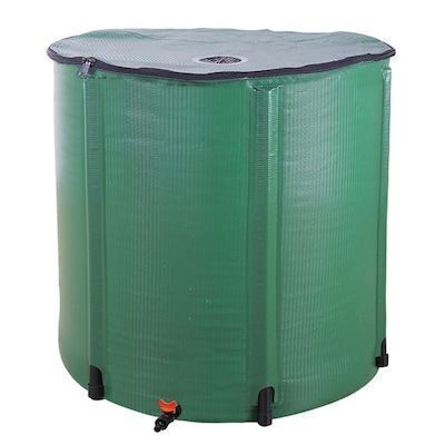 200 Gallon Portable Green Rain Barrel