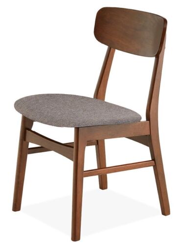 Wood Upholstered Dining Chairs, 2 Pack