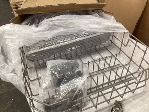 Lower Dishrack Assembly Compatible with GE Dishwasher