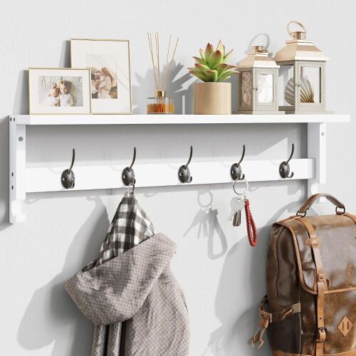 AMBIRD Coat Rack Wall Shelf, 28.9" x 4.5"