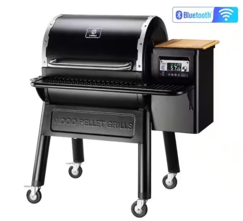 Z-Grills 709 sq. in. WiFi Smart Pellet Grill and Smoker in Black