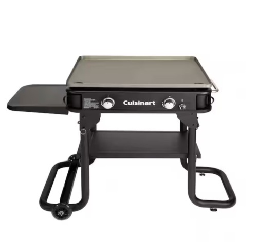 Cuisinart Outdoors 28 in. 2-Burner Propane/Gas Griddle- Black