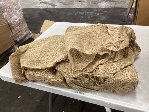 Burlap Material, Unknown Size