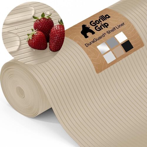 GORILLA GRIP DuraGuard Shelf Liner, 24x30 Non-Adhesive