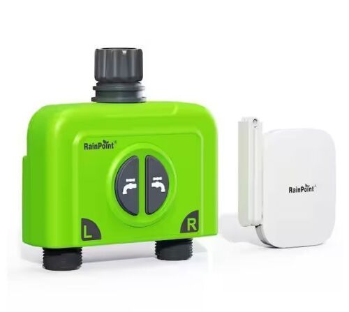 RainPoint Smart 2 Zone Wifi Hose Timer and Gateway Hub