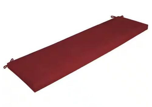 ARDEN 46 in. x 17 in. Ruby Red Leala Outdoor Bench Cushion