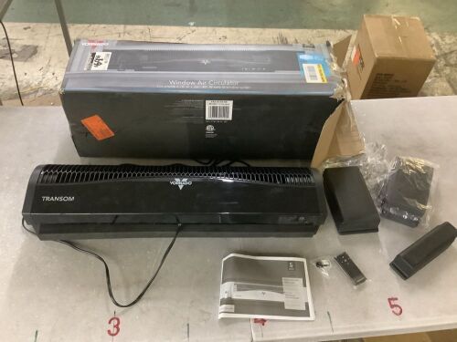 Vornado Transom 26 in. 4 Speed Low Profile Window Fan