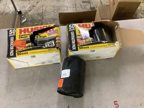 Lot of Husky 42 Gal. Contractor Bags (50-Count)
