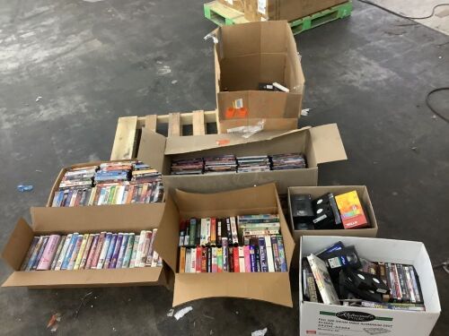 Large Lot of VHS & DVDs