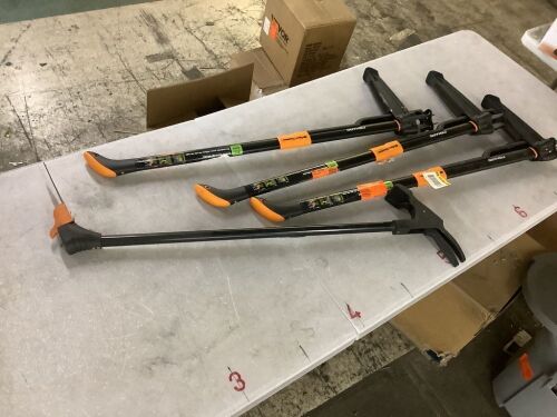 Lot of Stand Up Weeders & Long Handle Grass Shear