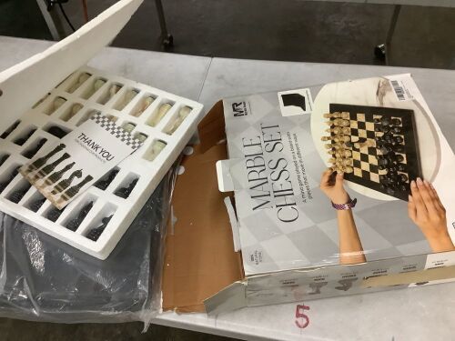 15" Marble Chess Set