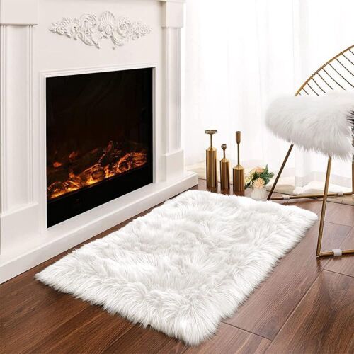 2x3 Faux Fur Sheepskin Rug