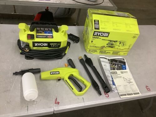 RYOBI 1800 PSI 1.2 GPM Cold Water Corded Electric Pressure Washer