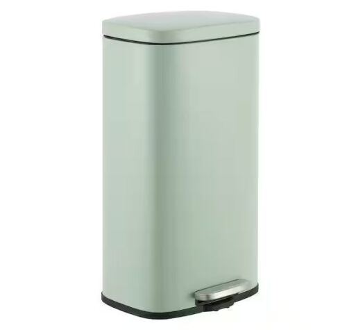 happimess Curtis 8-Gal. Step-Open Trash Can, Pistachio Gelato