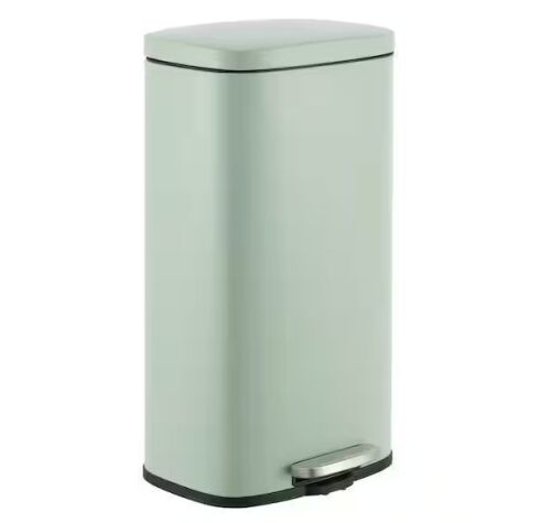 happimess Curtis 8-Gal. Step-Open Trash Can, Pistachio Gelato