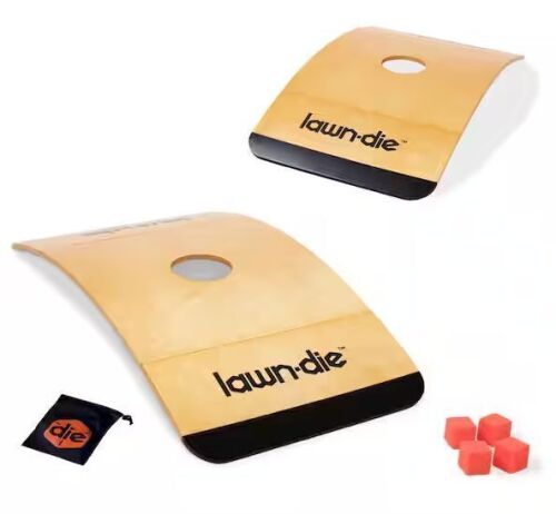 Lawn Die Outdoor Toss Game, Die Meets Cornhole