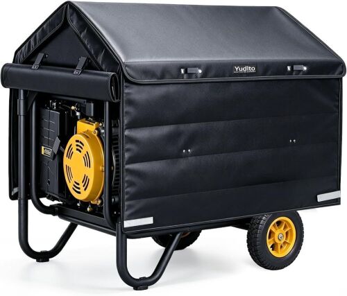 Oxford Cloth Heavy Duty Waterproof Portable Outdoor Generator Enclosure Shed Tent for 4000-13000W Generators