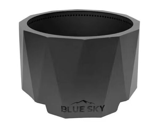 Blue Sky The Mammoth 30 in. x 18 in. Round Steel Wood Patio Smokeless Fire Pit