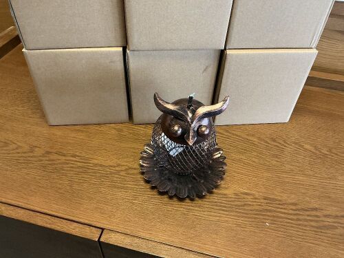 Mesh Owl Bird Feeder, Lot Of 6