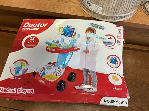 Doctor Medical Play Set, Damaged Box, Appears New