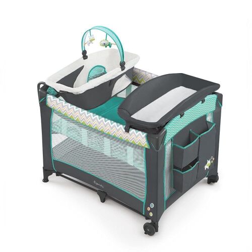 Ingenuity Smart and Simple Packable Portable Playard with Changing Table - Lot 63