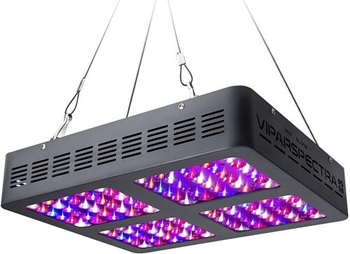 VIPARSPECTRA 600W Full Spectrum LED Grow Light with Daisy Chain, Veg and Bloom Switches - Lot 175