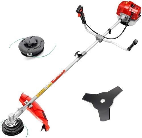 HUYOSEN 51.7CC Gas Straight Shaft Brush Cutter Weed Trimmer - Lot 265