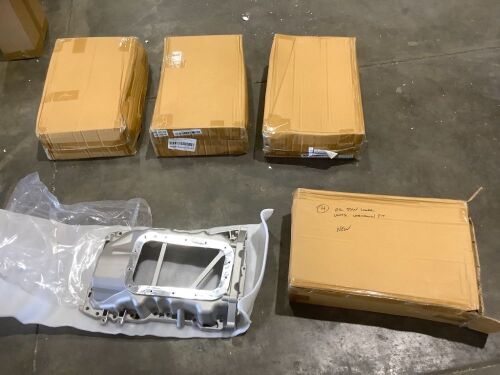 Lot of (4) Engine Oil Sump Pans - Lot 281