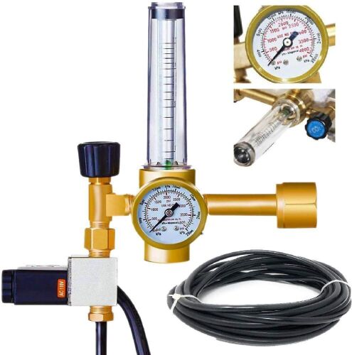 MOD Complete CO2 Regulator Hydroponics Emitter System w/ Solenoid Valve - Lot 469