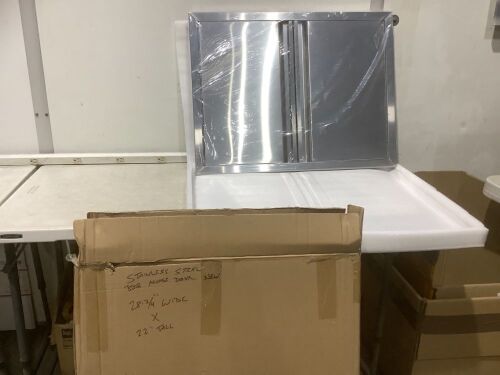 Stainless Steel BBQ Access Door, 28.75" W x 22" H - Lot 536